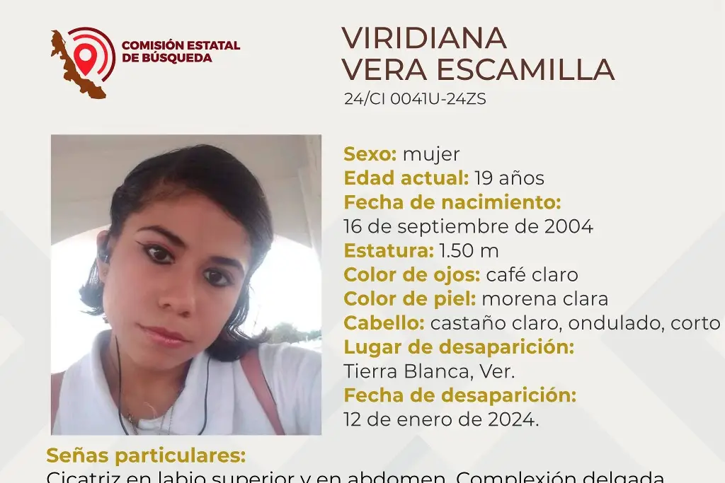 Imagen Joven de 19 años desaparece en Tierra Blanca, Veracruz 