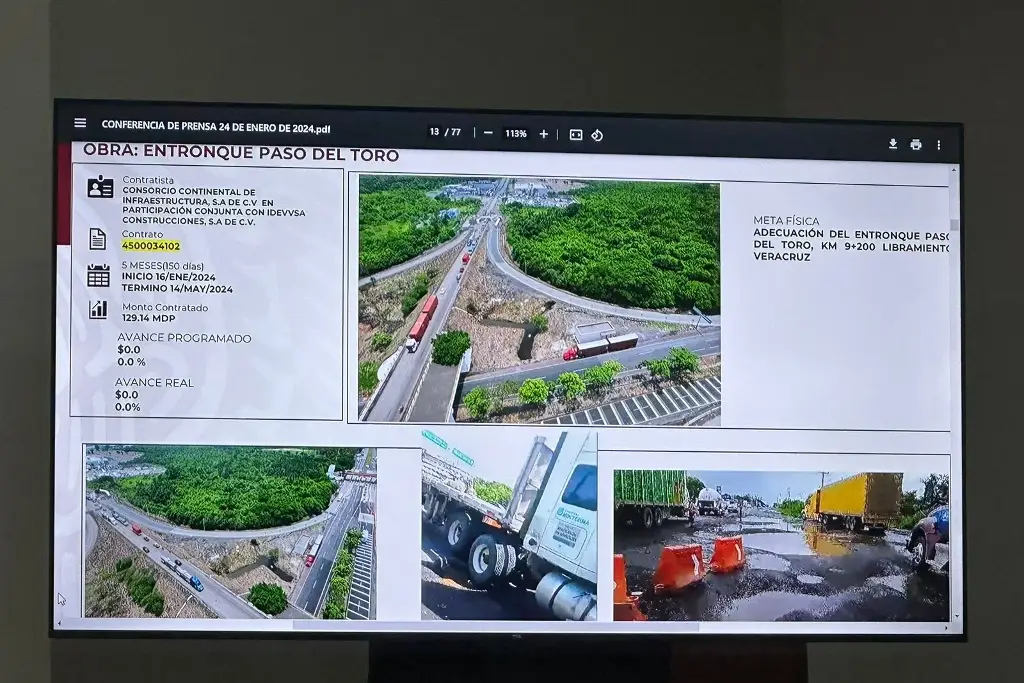 Imagen Rehabilitarán entronque de caseta Paso del Toro; aseguran que solucionará el tráfico