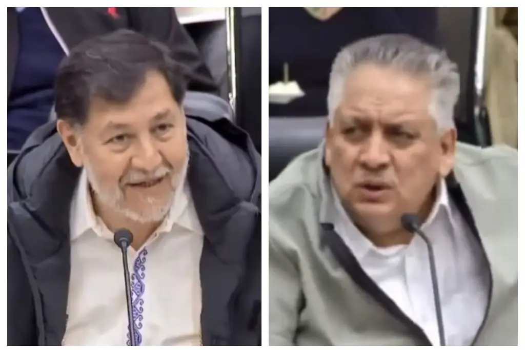 Imagen Fernández Noroña y Acosta Naranjo chocan durante sesión del INE