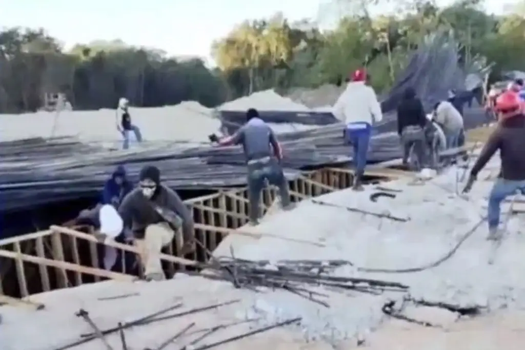 Imagen Dan de alta a trabajadores que resultaron heridos por desplome de estructura del Tren Maya