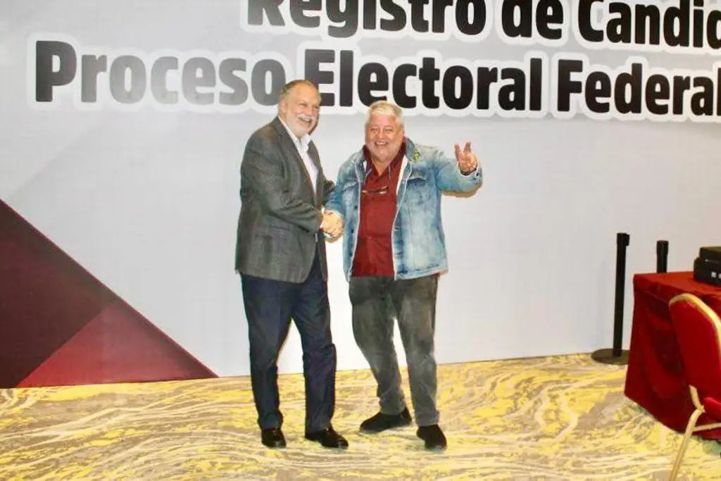 Imagen Se registran Huerta y Exsome como candidatos de Morena el Senado por Veracruz
