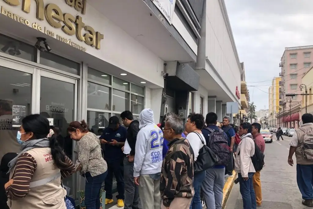 Imagen Se cae el sistema en bancos del Bienestar de Veracruz