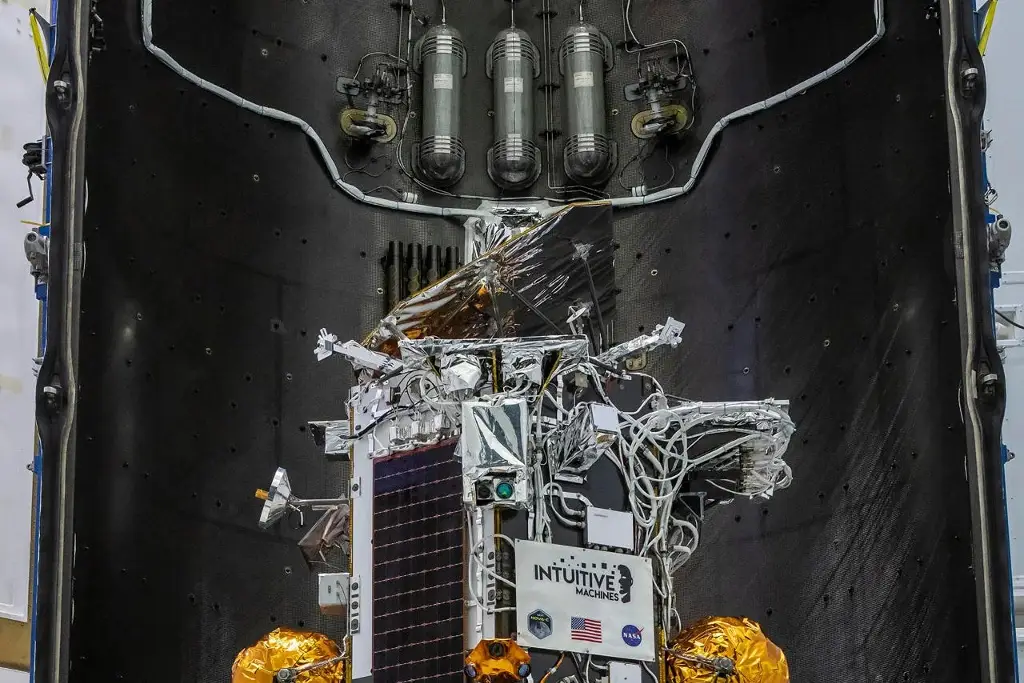 Imagen La NASA y SpaceX aplazan 24 horas el lanzamiento del módulo lunar 'Odiseo'