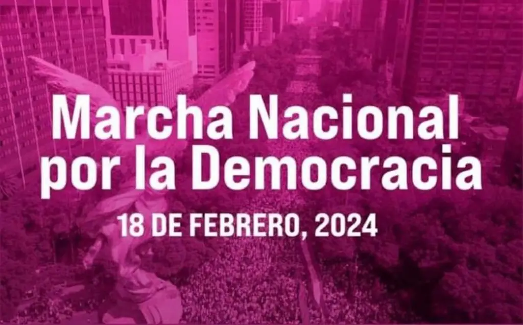 Imagen Marcha por la democracia busca defender las libertades; checa la ruta que tendrá en Veracruz