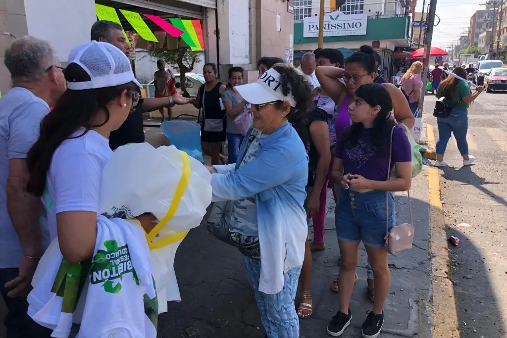 Imagen Cambian bolsas de nylon por bolsas reutilizables en Veracruz