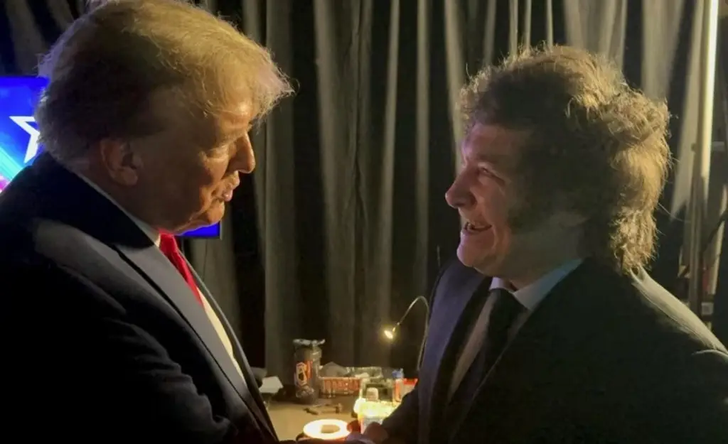 Imagen “Hagamos grande a Argentina otra vez”: Trump a Milei (+Video)