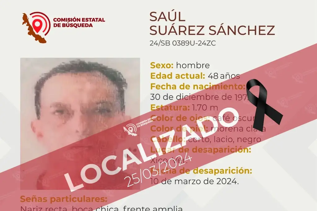 Imagen Hallan sin vida a hombre reportado como desaparecido en Xico, Veracruz 