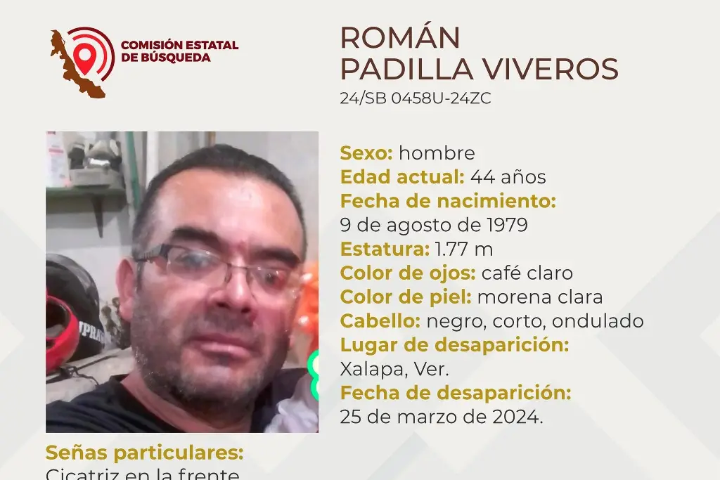 Imagen Piden ayuda para encontrar a hombre desaparecido en Xalapa, Veracruz 