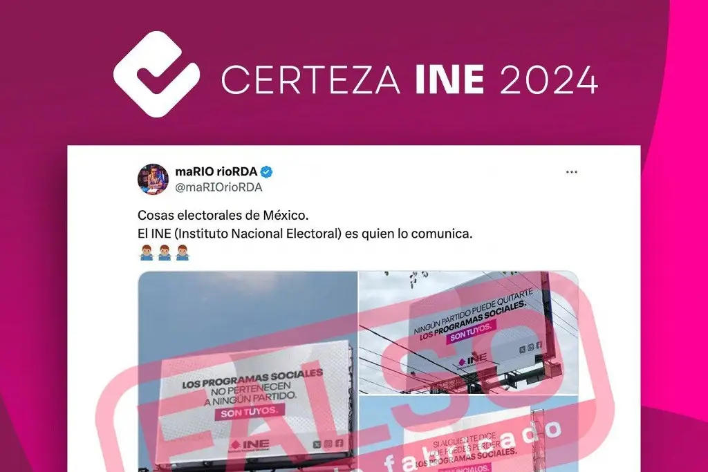 Imagen Rechaza INE uso de su logotipo en espots de campaña de Xóchitl Gálvez