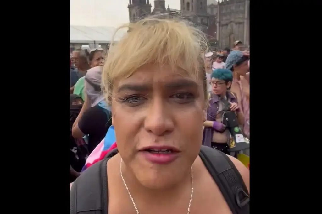 Imagen 'La 4T traiciona al pueblo': Diputada María Clemente denuncia agresiones en marcha por la visibilidad trans