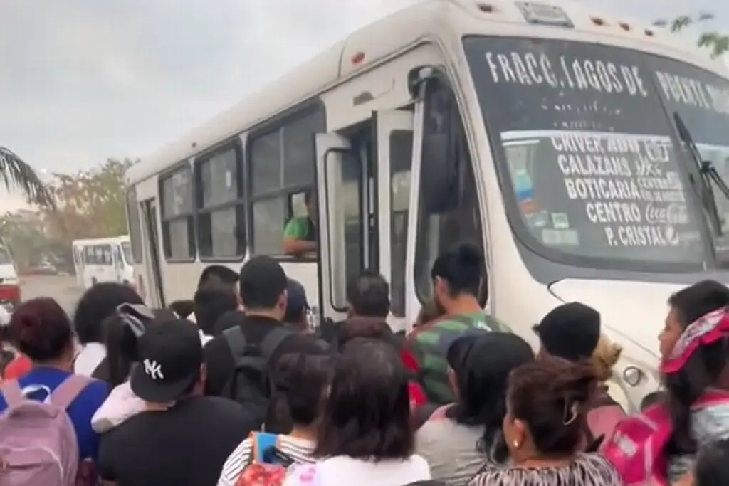 Imagen Se viraliza en TikTok aglomeración para tomar transporte público en Medellín