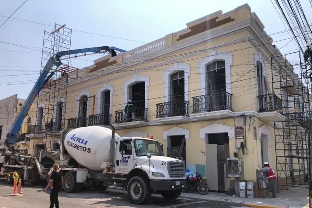 Imagen Antigua casa de Benito Juárez en Veracruz se encuentra en obra