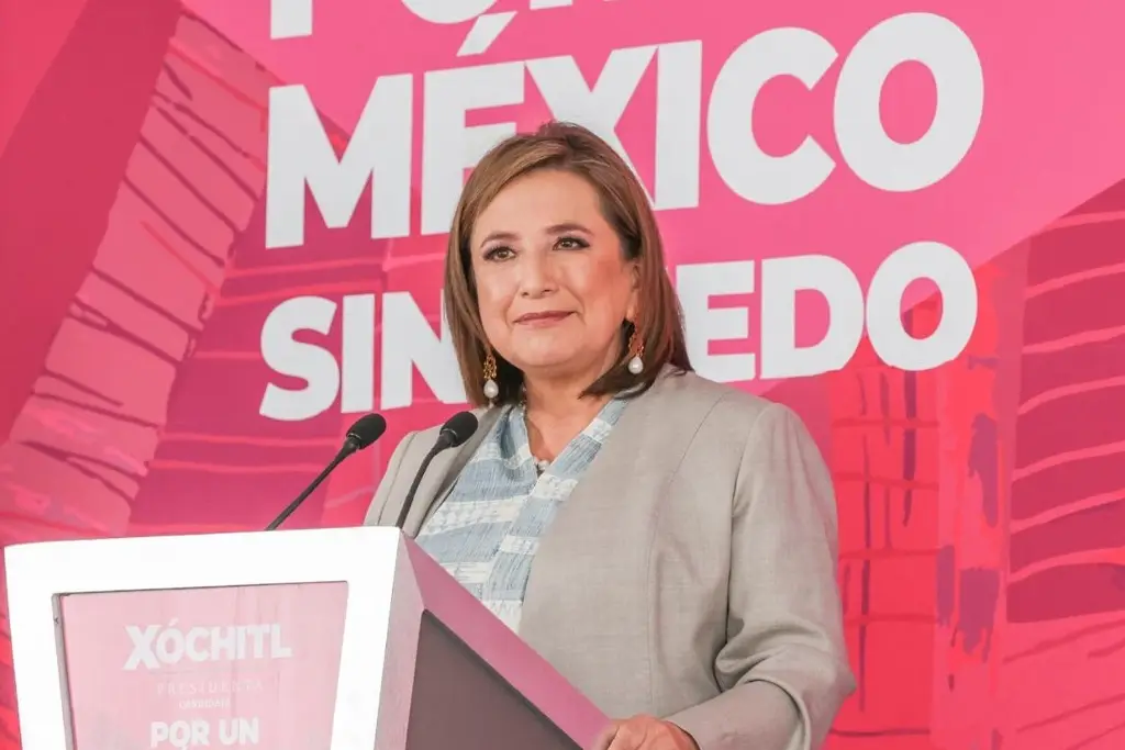 Imagen Xóchitl Gálvez asegura que Claudia Sheinbaum 'nunca' se atreve a contradecir a AMLO