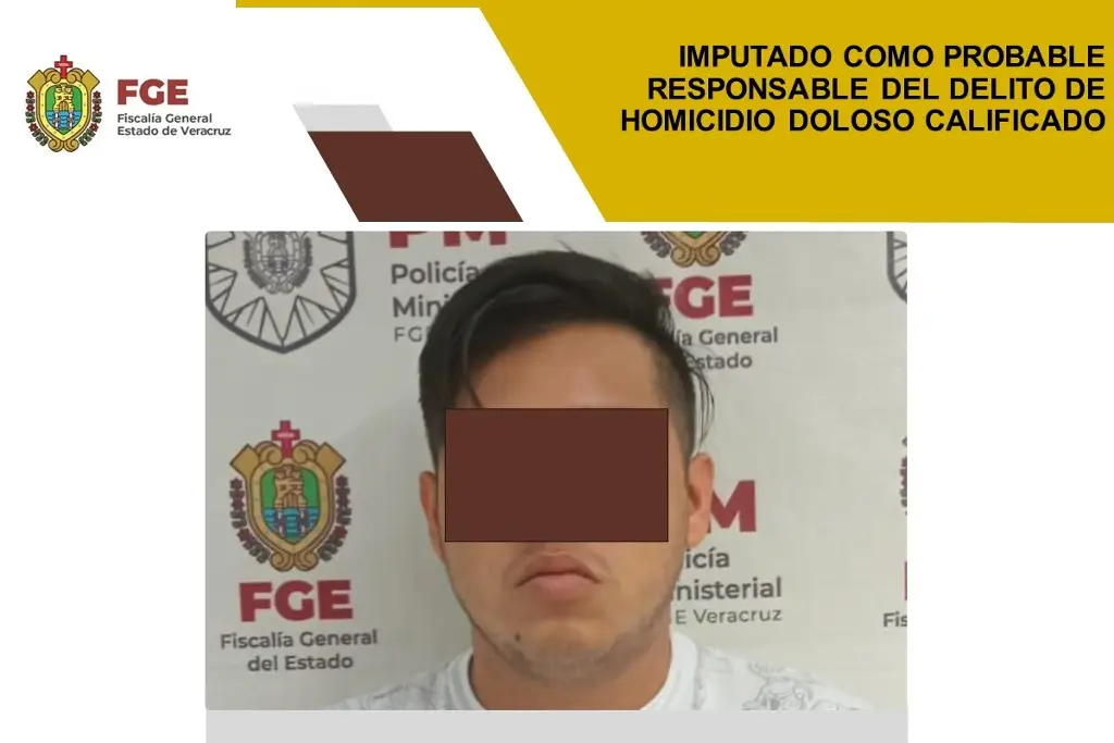 Imagen Lo imputan por presunto homicidio doloso calificado al sur de Veracruz 