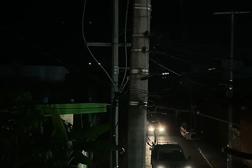 Imagen Apagón masivo en la zona norte de Veracruz