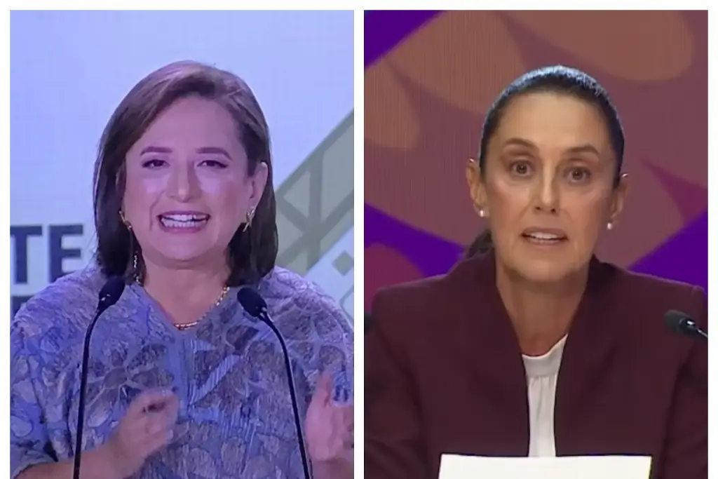 Imagen INE ordena eliminar parte del debate donde Gálvez llama 'narcocandidata' a Sheinbaum 