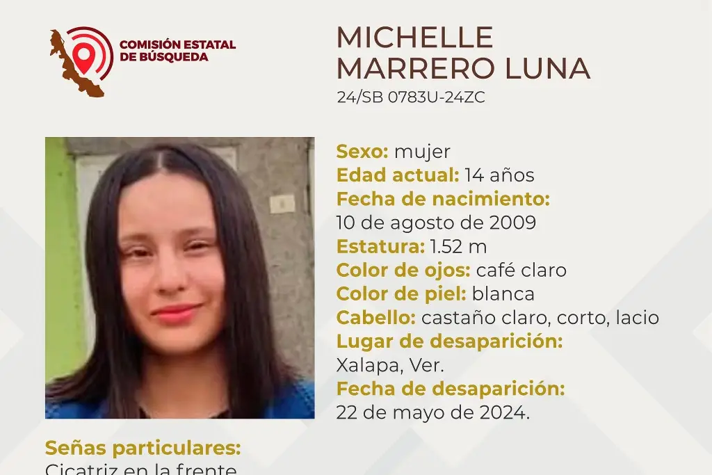 Imagen Menor de edad desaparece en Xalapa, Veracruz; aquí sus características 