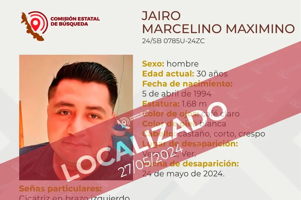 Imagen Localizan a hombre reportado como desaparecido en el puerto de Veracruz 