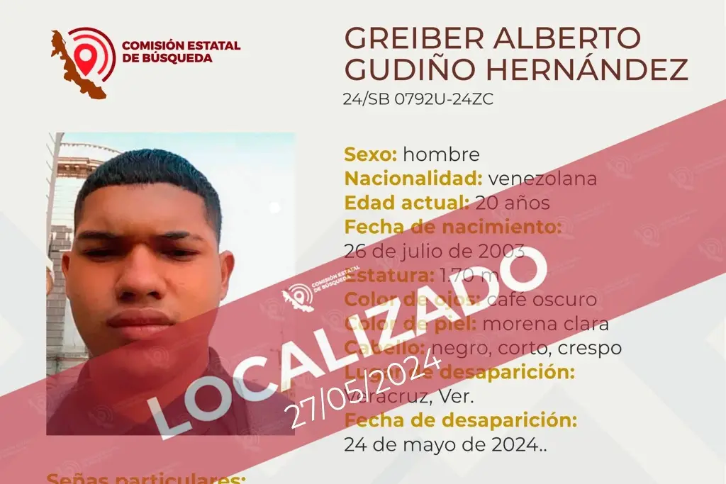 Imagen Encuentran a venezolano que estaba desaparecido en el puerto de Veracruz 