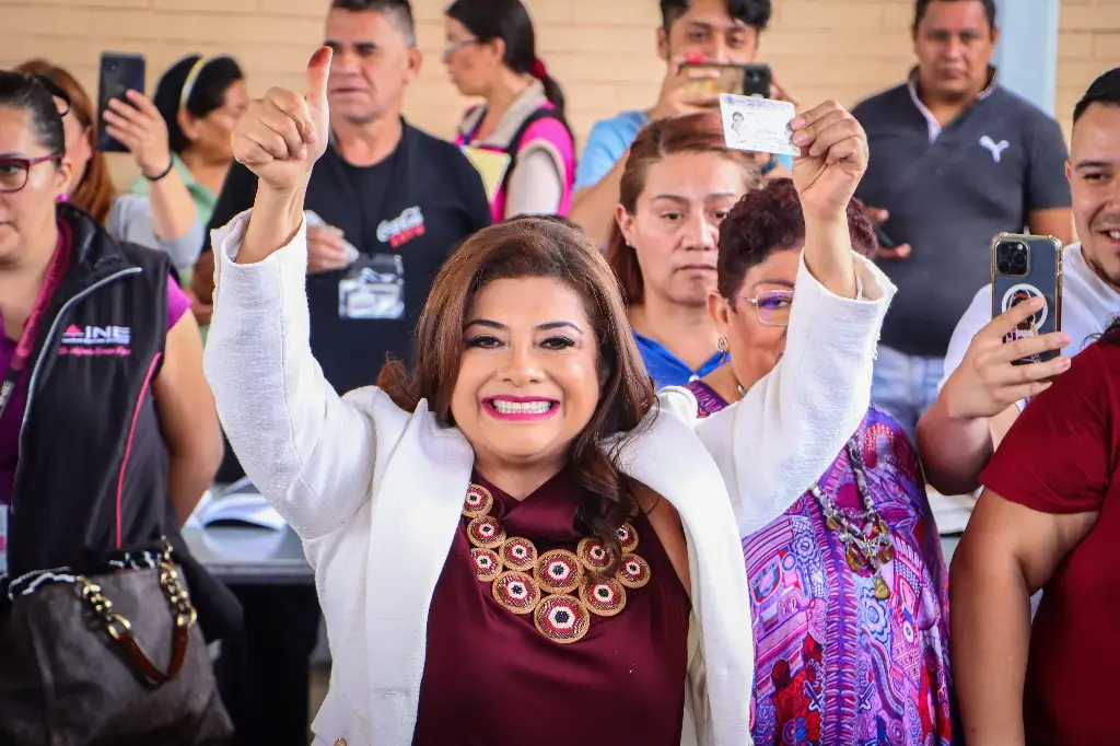 Imagen Clara Brugada se declara ganadora de elección a jefatura de gobierno de la CDMX