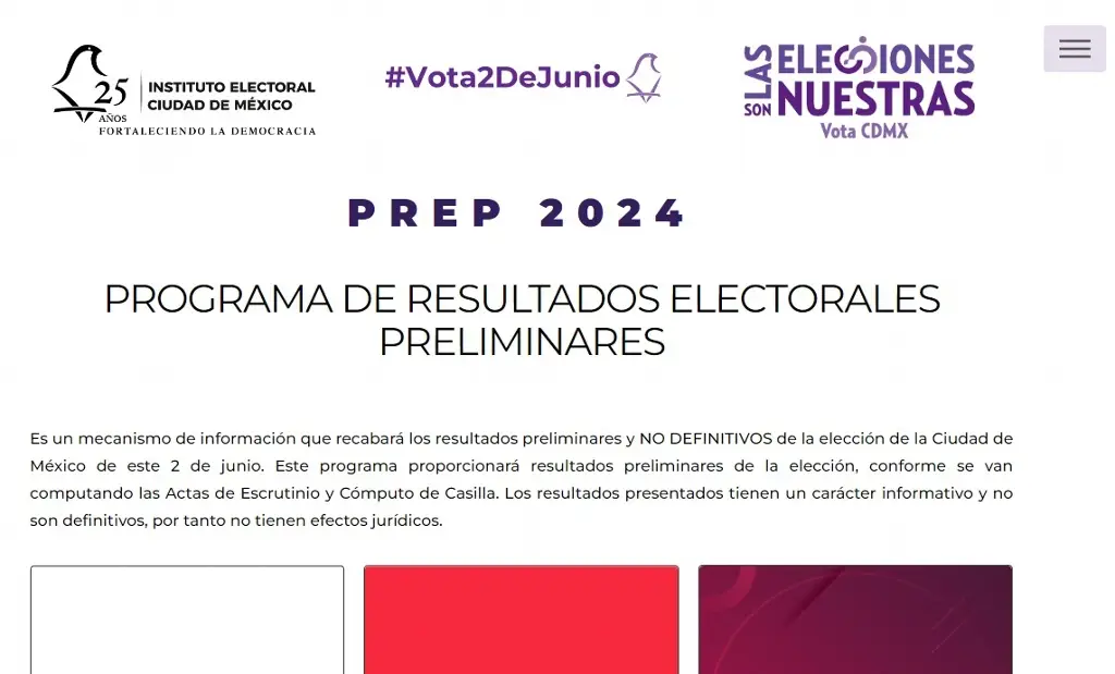 Imagen Se cae página del Instituto Electoral de CDMX; consejero confirma que fueron víctima de ciberataque