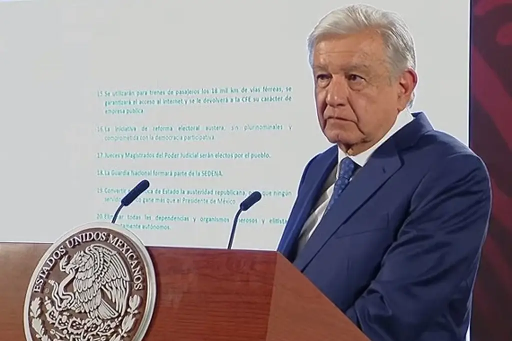 Imagen AMLO dice que reforma al Poder Judicial provocó agitación en los mercados