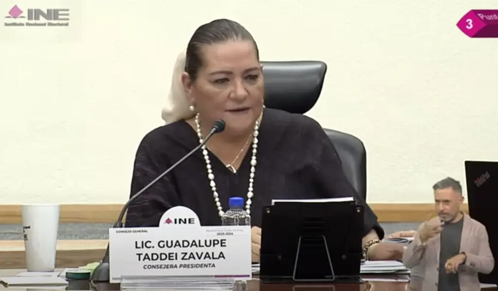 Imagen Elecciones se ganan en las urnas, no en el INE: Guadalupe Taddei sobre plurinominales