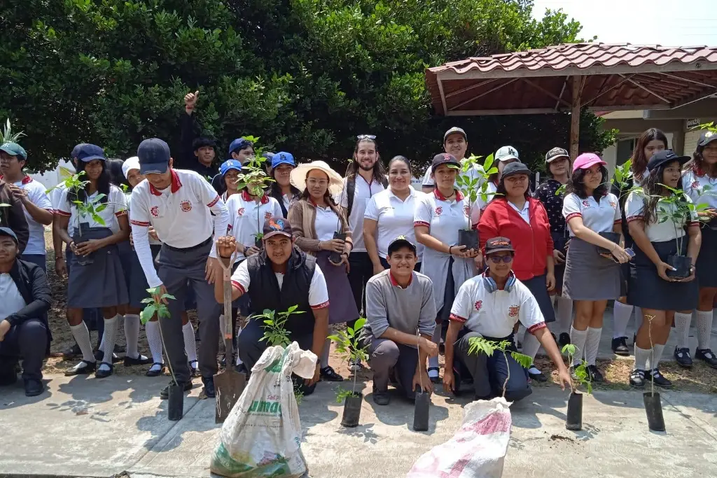 Imagen Plantan más de 90 árboles en escuela de Boca del Río y colonia de Veracruz