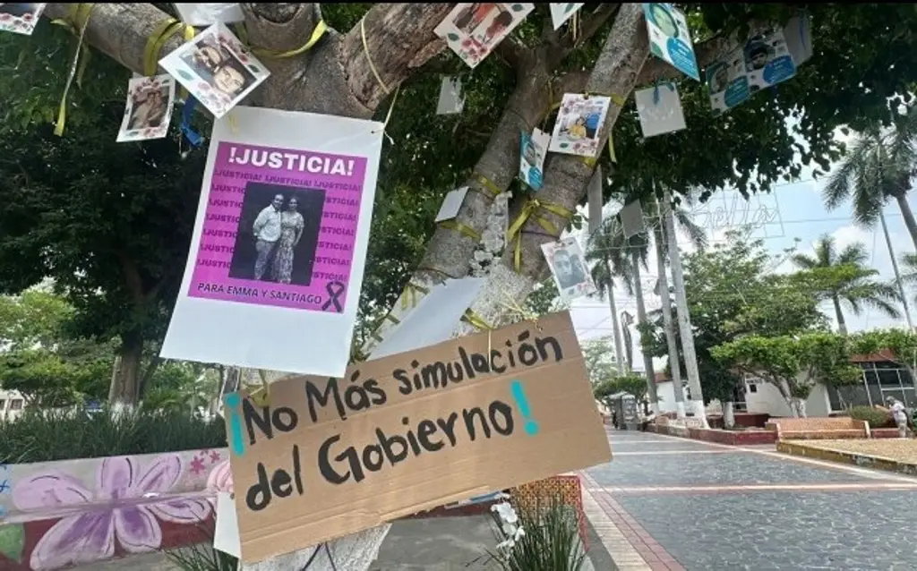 Imagen En Poza Rica exigen justicia para Emma y Santiago