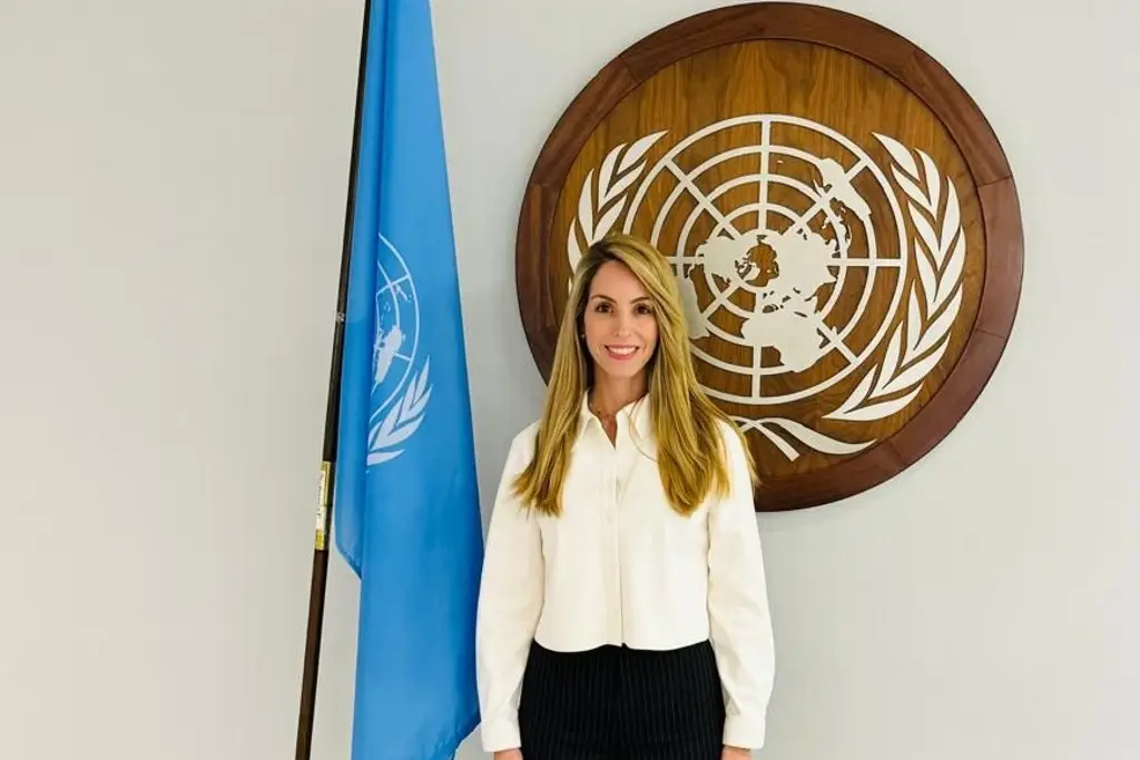 Imagen Paty Lobeira de Yunes representa a Veracruz en la sede de la ONU en Nueva York
