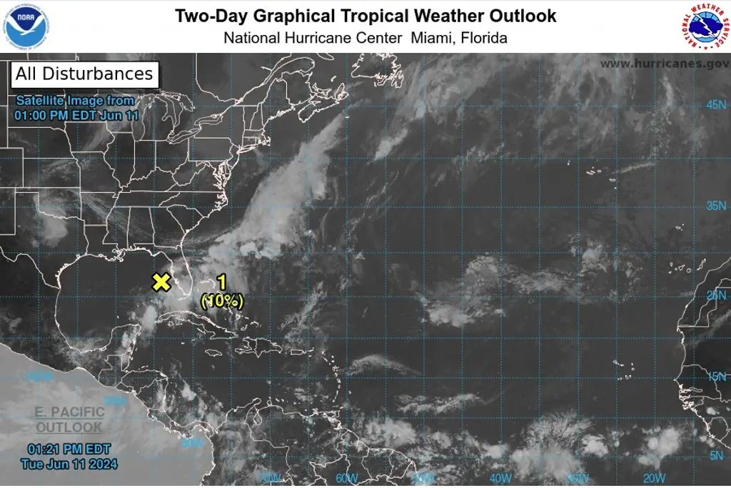 Imagen Vigilan ‘baja presión’ en el Golfo de México con 10% de probabilidad para evolucionar a ciclón
