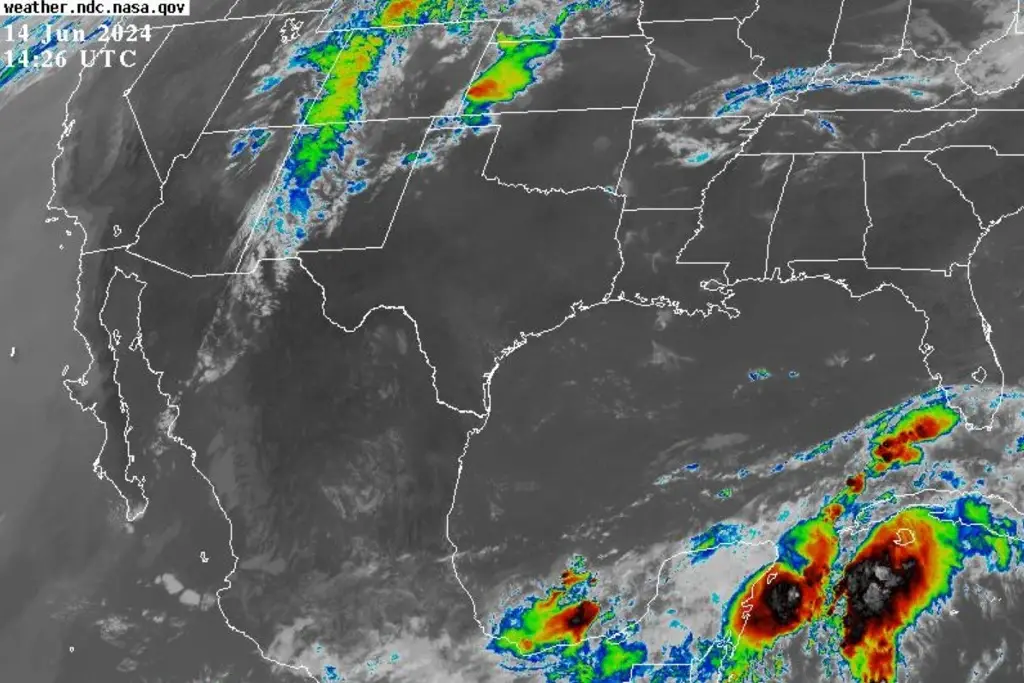 Imagen Precaución por potencial de lluvias y tormentas por 'Giro Centroamericano', Vaguada y sistemas 