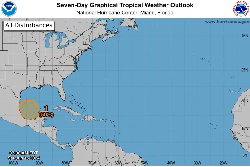 Imagen Prevén formación de depresión tropical en el Golfo de México; ¿Cuándo?