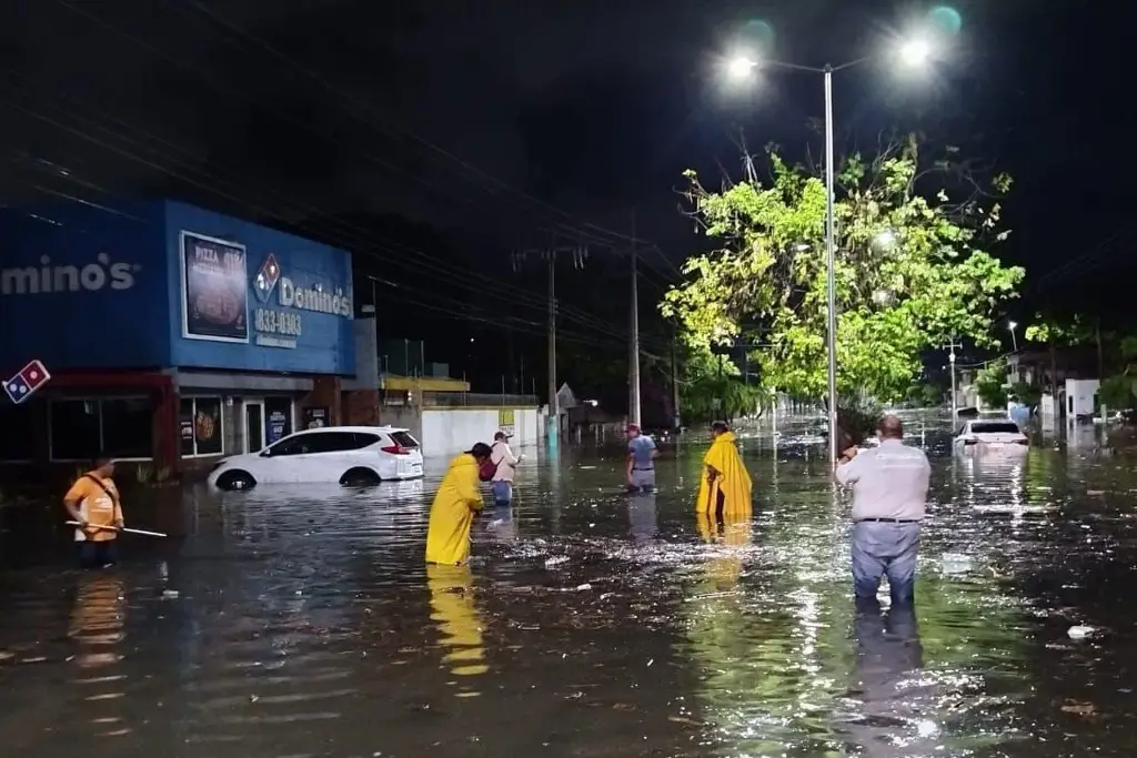 Imagen Se inunda Chetumal por fuertes lluvias; activan refugios (+Fotos)
