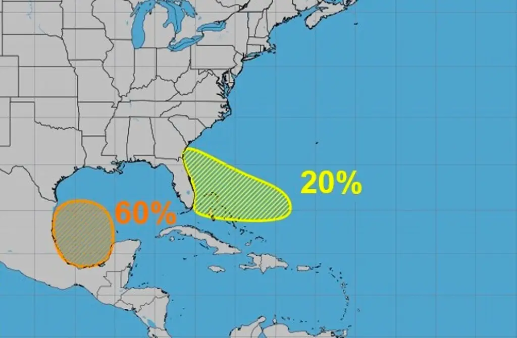 Imagen Disturbio tropical en el Golfo de México eleva su probabilidad de evolucionar a ciclón