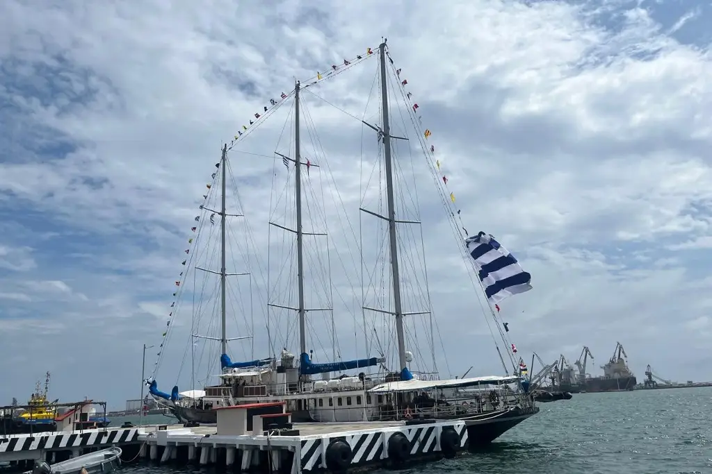 Imagen Hasta esta fecha estará el velero Capitán Miranda en Veracruz