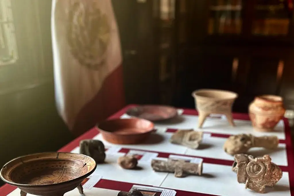 Imagen México repatriará 20 piezas arqueológicas de EU en los próximos días