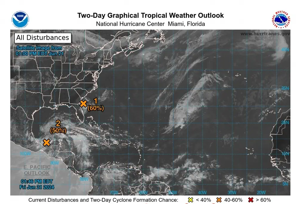 Imagen Posible ciclón tropical podría impactar esta zona de Veracruz; ¿Cuándo y a qué hora?