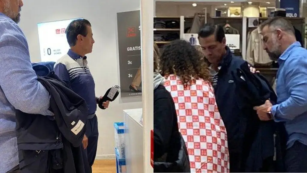 Imagen Captan a Peña Nieto de compras en tienda de ropa 