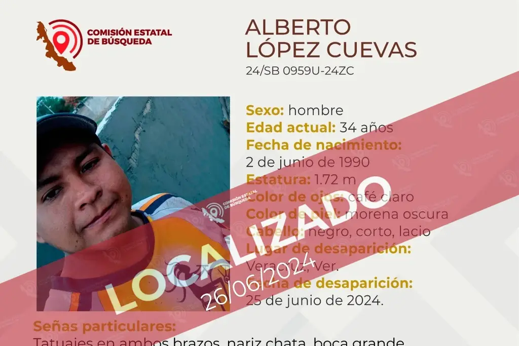 Imagen Localizan a hombre reportado como desaparecido en el puerto de Veracruz