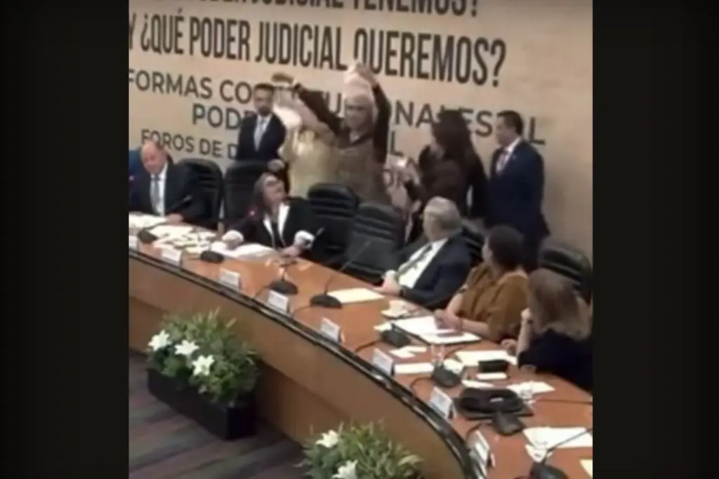 Imagen Diputada trans de Morena intenta agredir a la ministra Norma Piña (+Video)