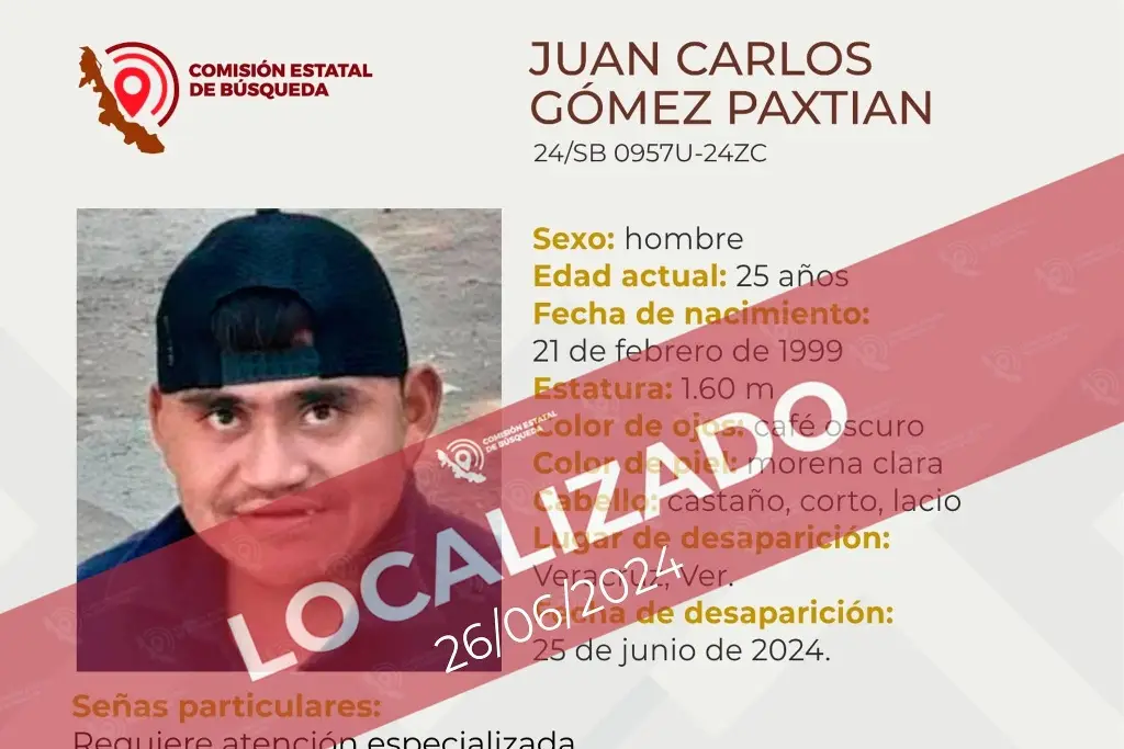 Imagen Localizan a joven reportado como desaparecido en el puerto de Veracruz 