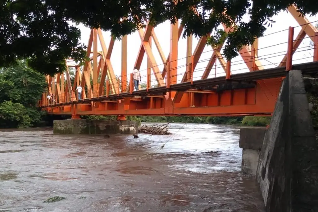 Imagen Río Jamapa en ascenso tras lluvias 
