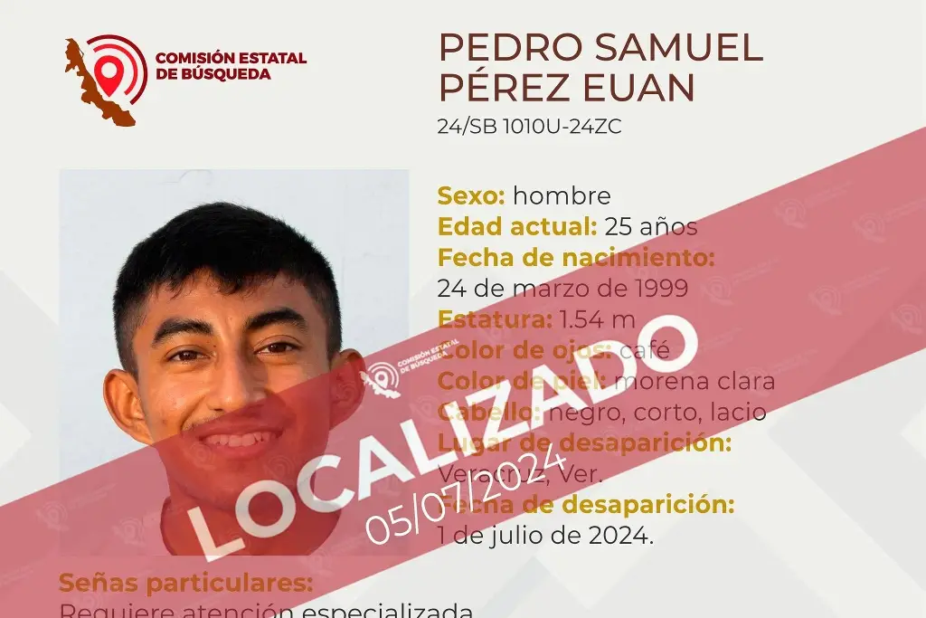 Imagen Localizan a joven reportado como desaparecido en el puerto de Veracruz