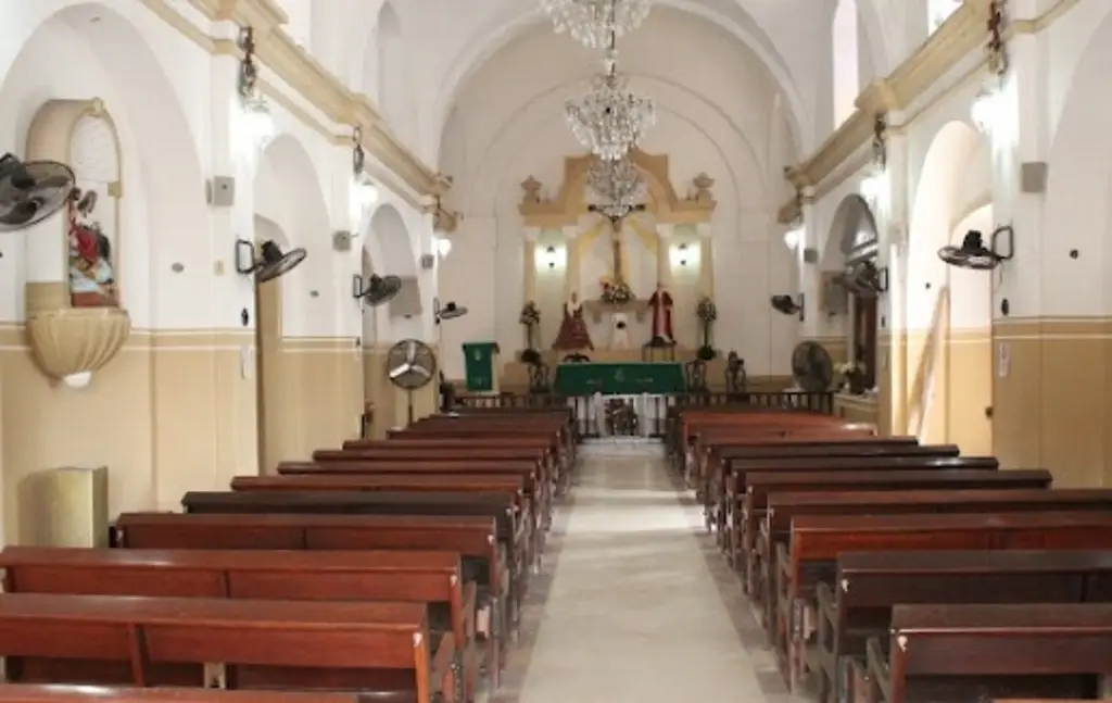 Imagen Con mucha devoción: barren la iglesia Santa Ana en Boca del Río para lograr un embarazo 