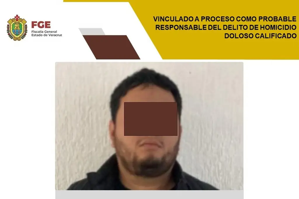 Imagen Vinculado a proceso por presunto homicidio doloso calificado 