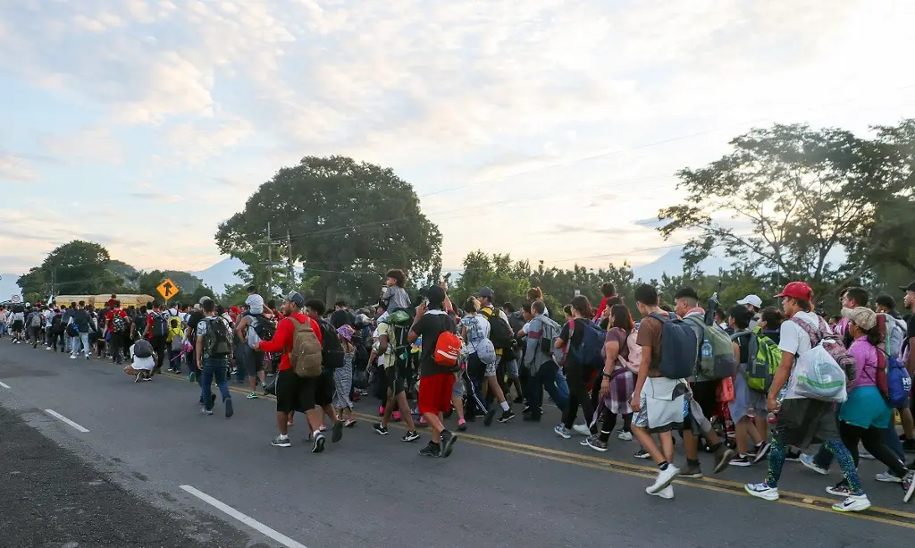 Imagen Sale nueva caravana migrante desde Chiapas con destino a EU 