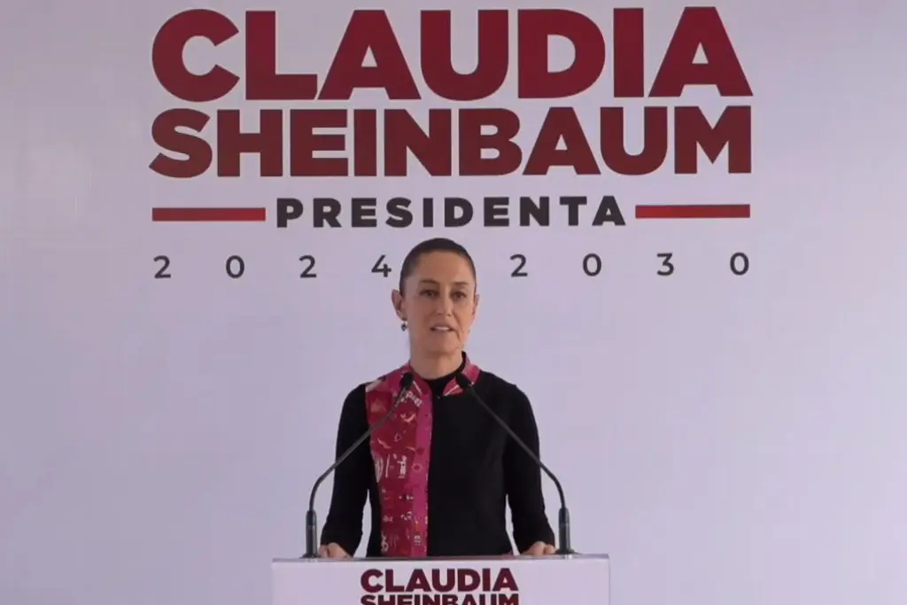 Imagen Celebra Sheinbaum posible designación de Kamala Harris como candidata presidencial en EU