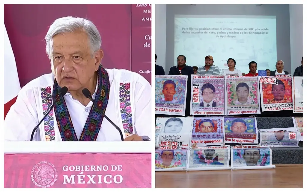 Imagen Les voy a hablar con la verdad a padres de los 43 de Ayotzinapa, asegura AMLO
