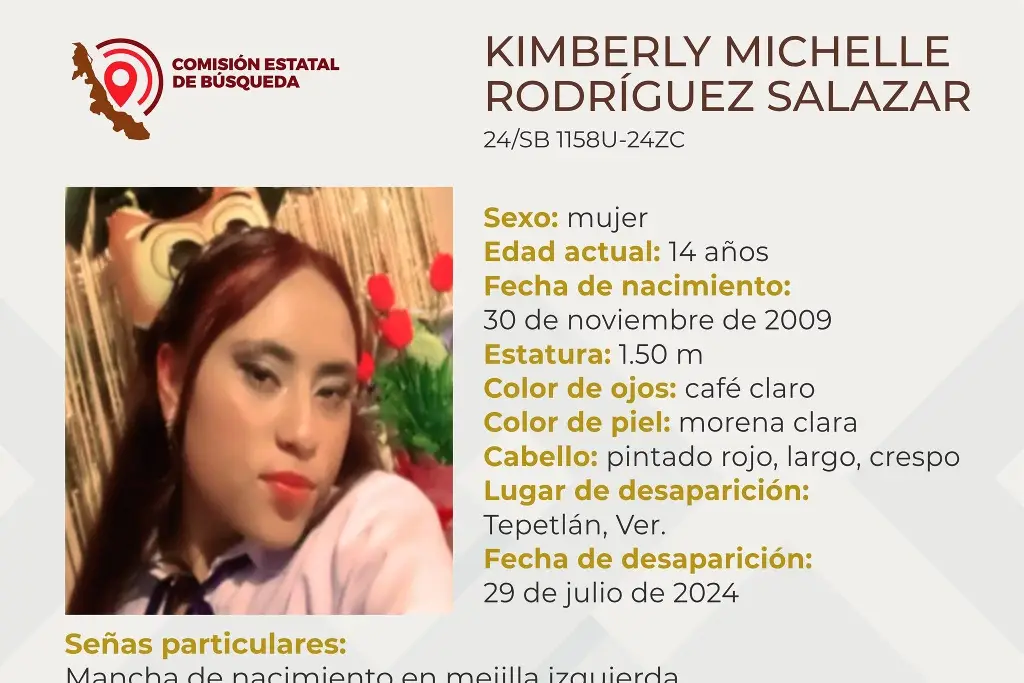 Imagen Menor de edad desaparece en zona centro del estado de Veracruz 